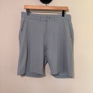 Ron Jon Surf Shop Hybrid Shorts 32 Stretch Light Blue Coastal Surf